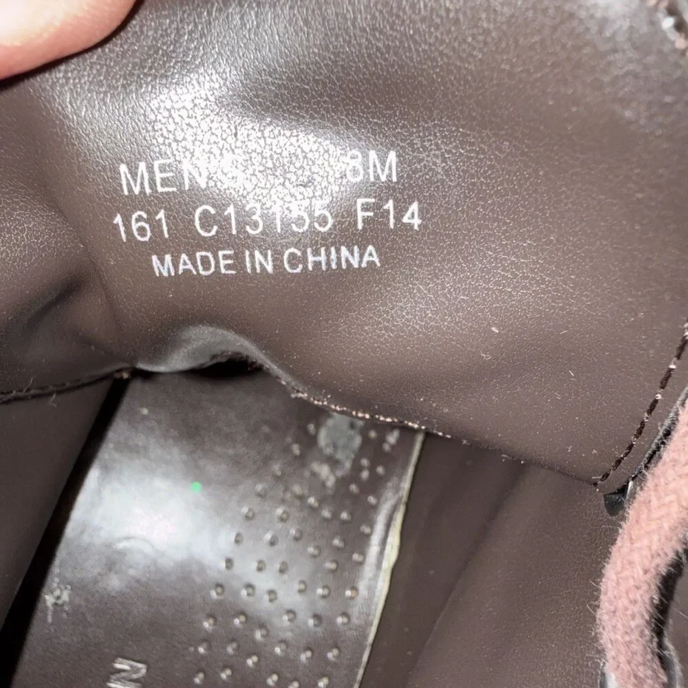 Cole Haan Men 8M Brown Suede Chukka Boots Lace Up Desert Ankle Dress Shoes